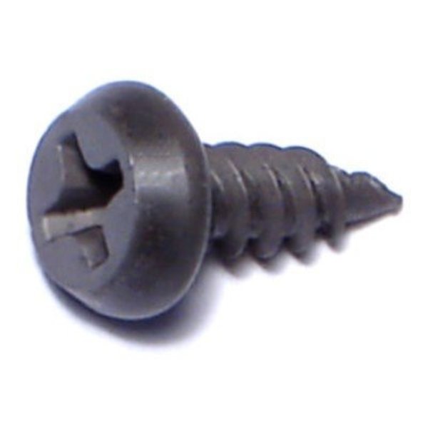 Buildright Self-Drilling Screw, #7 x 7/16 in, Black Phosphate Steel Pan Head Phillips Drive, 372 PK 08834